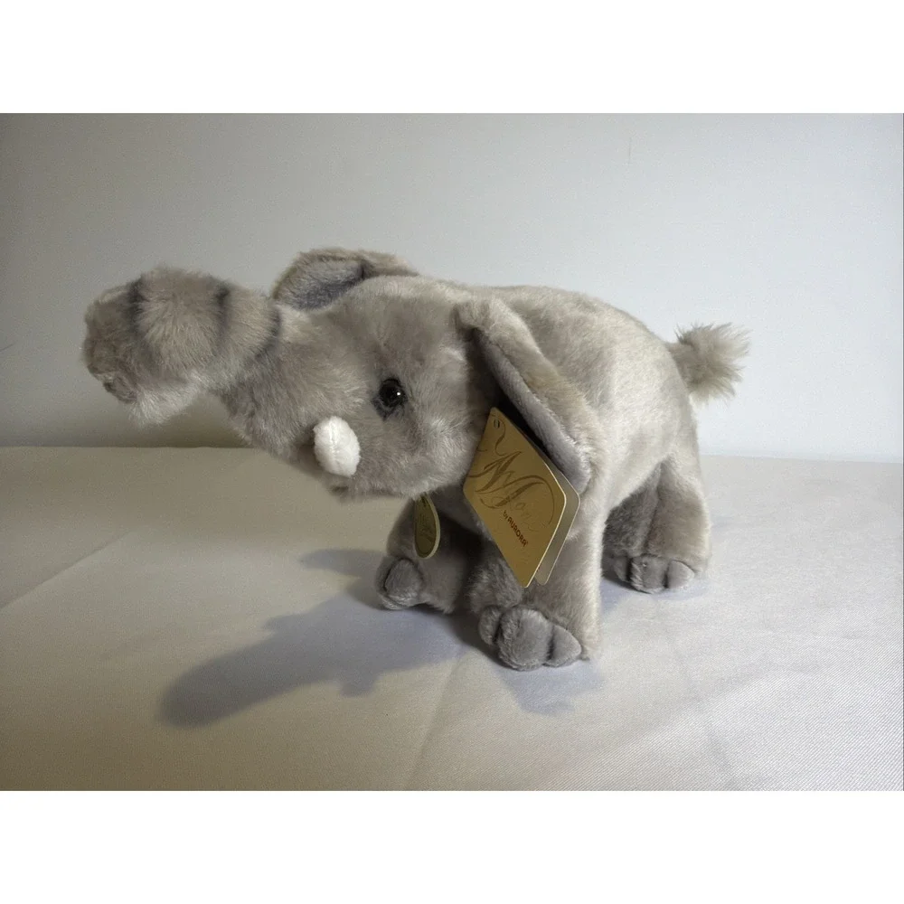 Aurora Miyoni African Elephant Gray Plush Safari Stuffed Animal Toy NWT 13